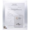 Image 3 : #729-GRA CERTIFIED 1.0 CARAT MOISSANITE SET IN
