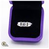 Image 1 : #730-GRA CERTIFIED 1.0 CARAT MOISSANITE SET IN 925