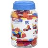 Image 1 : NEW BIN OF 80 BATTAT BRISTLE BLOCKS FOR KIDS