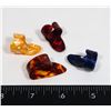 Image 1 : NEW 4PC THUMB/FINGER GUITAR PICKS