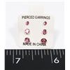 Image 1 : 3 NEW PAIRS OF RHINESTONE EARRINGS