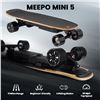 Image 2 : NEW MEEPO MINI 5 ELECTRIC SKATEBOARD WITH REMOTE