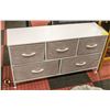 NEWLY ASSEMBLED 5 DRAWER ORGANIZER CLOTH DRAWERS