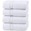 Image 1 : 4 NEW UTOPIA TOWELS 600GSM - PREMIUM BATH TOWELS