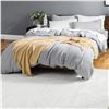 Image 2 : NEW BEDSURE WHITE MODERN HOME DECOR RUG WITH