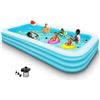 Image 1 : NEW SOKISS INFLATABLE FAMILY POOL WITH PUMP