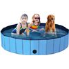 Image 1 : NEW BOIROS 63" FOLDABLE PET SWIMMING POOL