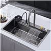 Image 2 : NEW KITCHEN SINK STAINLESS STEEL NANO RAINDANCE