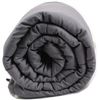Image 1 : NEW 15LBS GRAY QUEEN SIZE WEIGHTED BLANKET 60 X 80