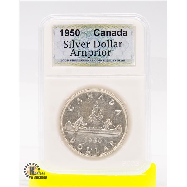 CANADA 1950 SILVER DOLLAR ARNPRIOR