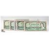 Image 1 : 5 1954 $1 BILLS DIFFERENT SIGNATURES