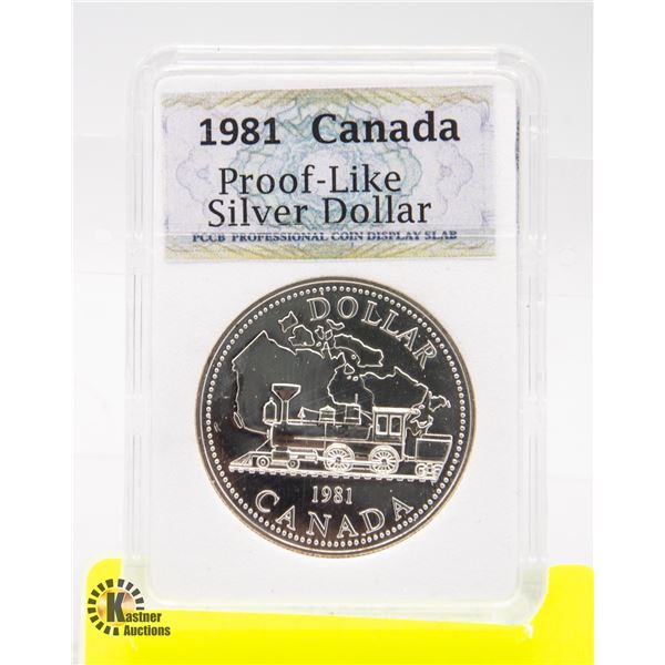 CANADA 1981 SILVER PROOF DOLLAR