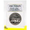 Image 1 : CANADA 1981 SILVER PROOF DOLLAR