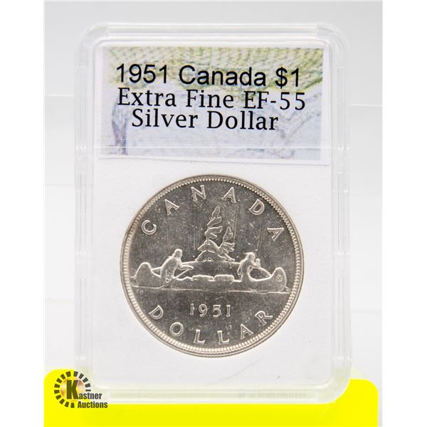 CANADA 1951 SILVER DOLLAR