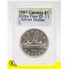 Image 1 : CANADA 1951 SILVER DOLLAR