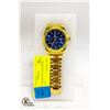 Image 1 : REPLICA QUARTZ ROLEX SKY DWELLER BLUE/GOLD