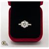 Image 1 : GRA CERTIFIED 2.00 CT ROUND MOISSANITE VS SET IN