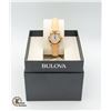 Image 1 : BRAND NEW GENUINE BULOVA WITH CREAM COLOR