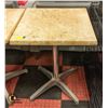 Image 1 : SQUARE (23.5" X 23.5") RESTURANT STYLE TABLE H-29"