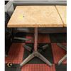 Image 1 : SQUARE (23.5" X 23.5") RESTURANT STYLE TABLE H-29"