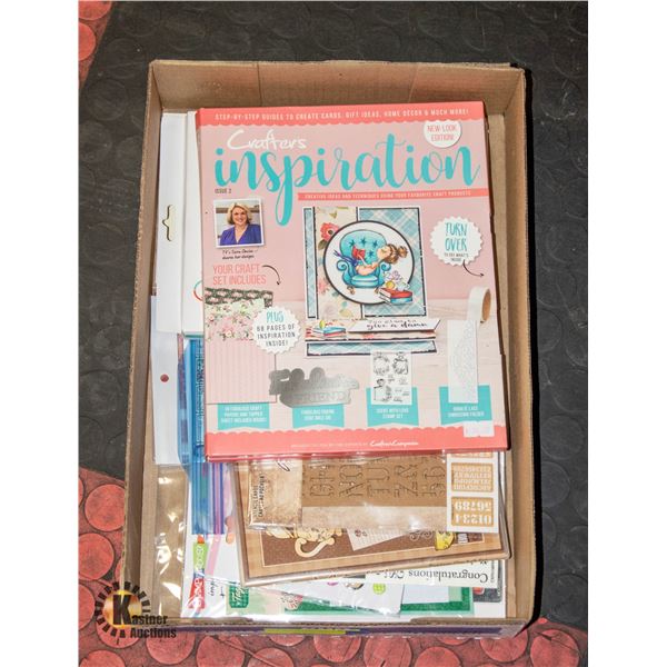 FLAT OF NEW ASSORTED STAMPIN UP & CREATIVE MEMORY