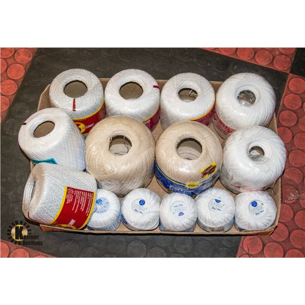 FLAT OF CROCHET THREAD