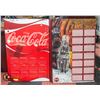 Image 1 : SET OF 4 COCA-COLA WALL HANGINGS