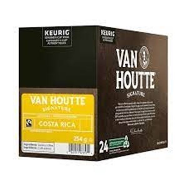 CASE WITH FOUR 24 PACKS OF VAN HOUTTE COSTA RICA