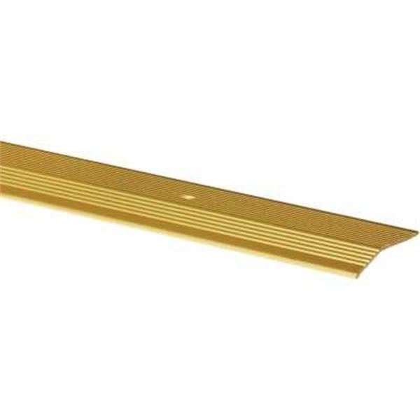 NEW 6FT SECTION OF MD CARPET TRIM IN SATIN BRASS