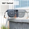 Image 2 : NEW RETRACTABLE HOSE REEL WITH 1/2" 100FT WATER