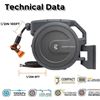 Image 3 : NEW RETRACTABLE HOSE REEL WITH 1/2" 100FT WATER