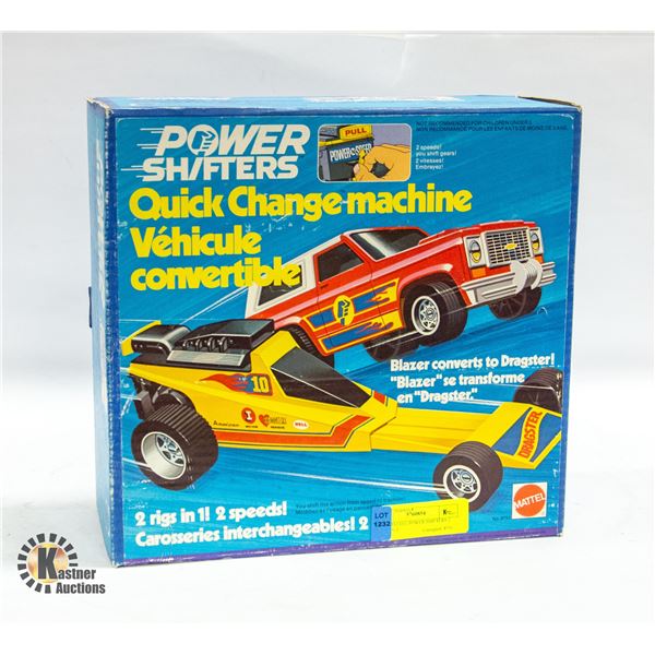 1977 MATTEL POWER SHIFTERS 2 RIGS IN 1