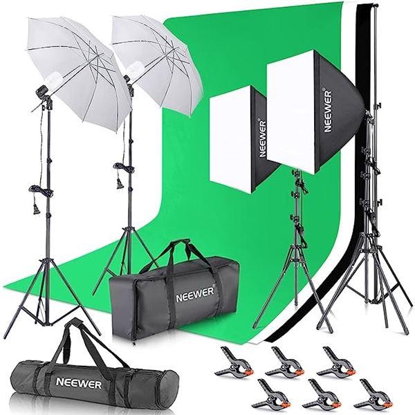 NEW NEEWER 8.5'X10' BACKGROUND SUPPORT SYSTEM W/