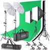 Image 1 : NEW NEEWER 8.5'X10' BACKGROUND SUPPORT SYSTEM W/