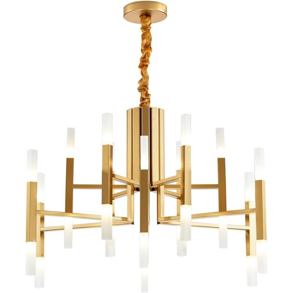 NEW BOKT LUXURY GOLD SPUTNIK PENDANT CHANDELIER