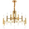 Image 1 : NEW BOKT LUXURY GOLD SPUTNIK PENDANT CHANDELIER