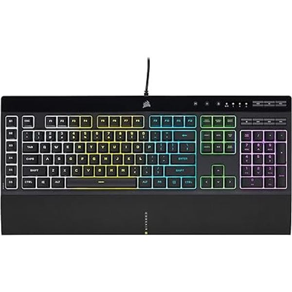 NEW UNPACKED CORSAIR K55 WIRED RGB GAMING KEYBOARD