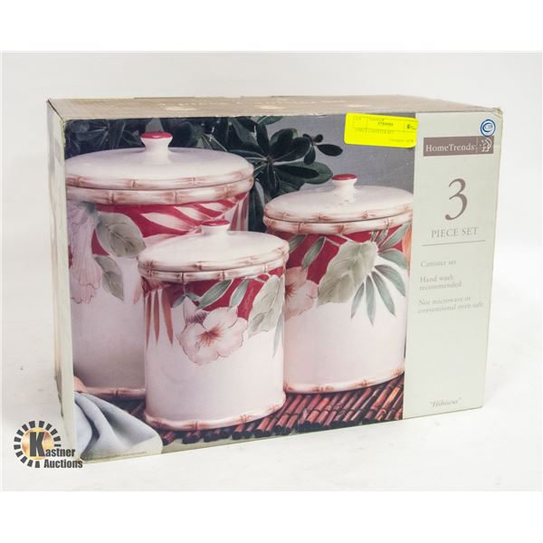 3 PIECE CANISTER SET