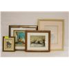 Image 1 : 4 DIFFERENT SIZED FRAMED WALL ART PRINTS