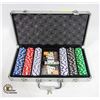 Image 1 : NEW 300 POKER CHIPS 2 DECK, 5 DICE,