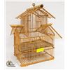 Image 1 : ESTATE VINTAGE BAMBOO LARGE BIRD CAGE-ESTATE