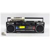 Image 1 : 1980S SANYO DOUBLE CASSETTE BOOMBOX W/ ORIGINAL