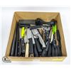 Image 1 : BOX FULL OF SHARP KNIVES - VARIOUS SIZES &