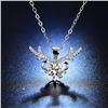 Image 2 : 1 CT GRA CERTIFIED MOISSANITE 925 SILVER NECKLACE