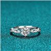 Image 2 : 0.5 CT GRA CERTIFIED MOISSANITE 925 SILVER