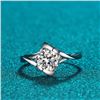 Image 1 : 1 CT GRA CERTIFIED MOISSANITE 925 SILVER