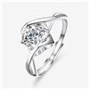 Image 4 : 1 CT GRA CERTIFIED MOISSANITE 925 SILVER