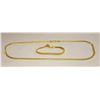 Image 1 : NEW GOLD PLATED CHAIN WITH NEW MATCHING