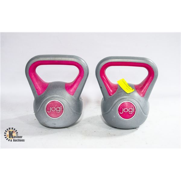 LOT OF KETTLEBELLS 10LB x 2