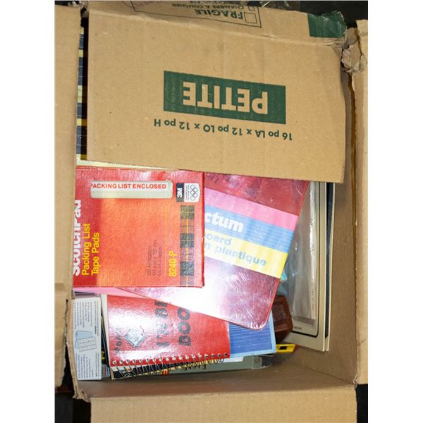BOX OF STATIONARY